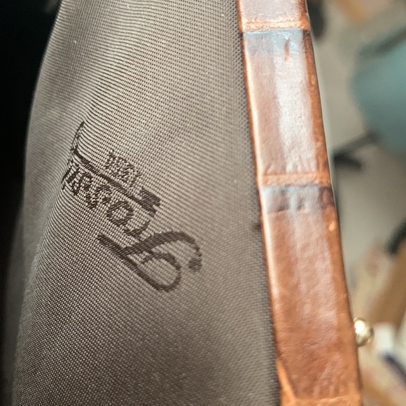 Fossil Leather Y2K Reptile Embossed Unusual Structured Bag 💥 - Picture 9 of 16